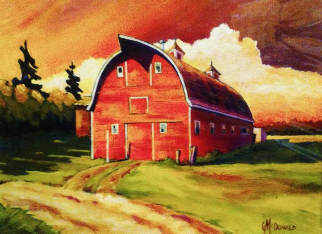 Acrylic - Family Barn